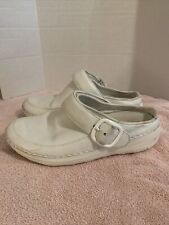 FitFlop Women’s Gogh Pro Superlight Leather Clog Size 7 US Urban White