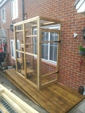 3 sided catio 7ft tall x 8ft