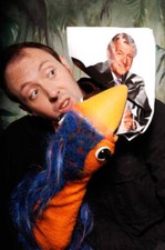 Entertainer Toby Hull and his puppet Emu September 14 2007 TV Old Photo 4