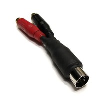 10cm '4-pin DIN - FEMALE RCA' - Gotham GAC-1 cable for QUAD Amp, Pre-Amp
