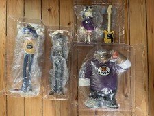 Gorillaz Kid Robot Red Edition 2005 Figure Set New: 2D/Noodle/Russel/Murdock