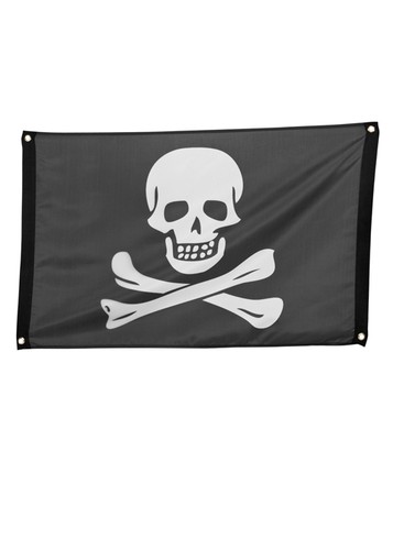 Large jolly roger pirate skull - large,