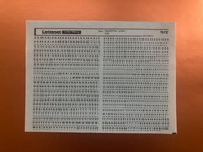 LETRASET 1572 HELVETICA LIGHT HAAS 12pt Transfer Rub Off Letters NEW