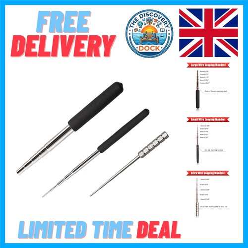 Piece black wire looping - 3-piece,
