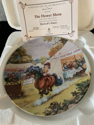 Thelwell ponies plate the - ponies,