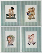 Set of 4 Childrens images by