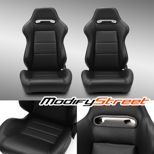 Pair reclinable racing seats - 1,