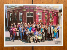 Eastenders hand signed cast cards x 13 various male/female actors *undedicated"