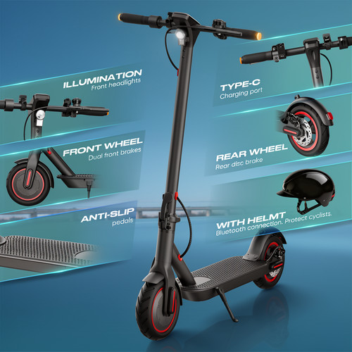 Foldable electric scooter - scooter, 30km