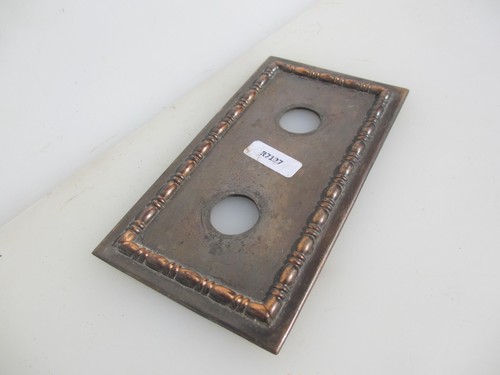 Vintage brass light switch - brass,