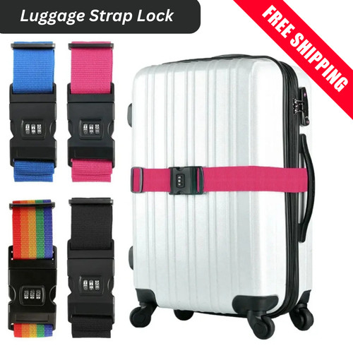 Adjustable luggage strap - strap, with