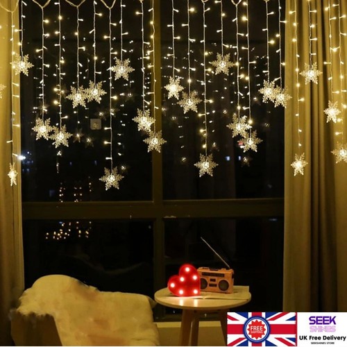 Led snowflake fairy string - snowflake,