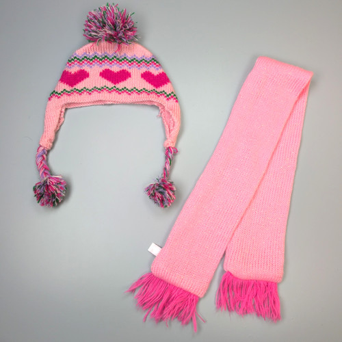 Build bear pink knitted - bear,