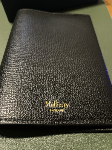 Mulberry passport cover black - cover,,