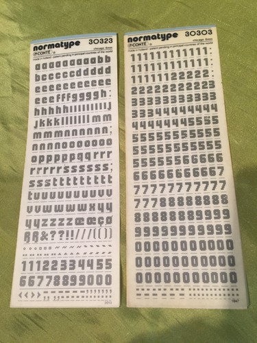 Normatype instant lettering - instant,