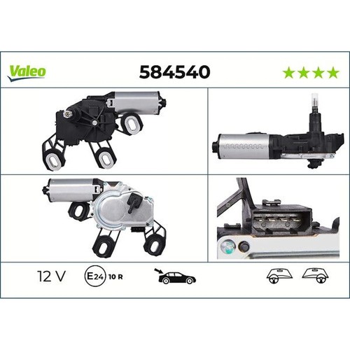 Rear front wiper - rear, motor