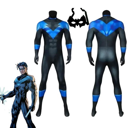 Blue black batman jumpsuit - black,