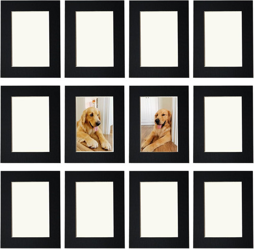 Pack 6x4 inch black - 12,