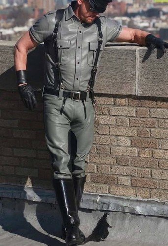 Men real leather - real,