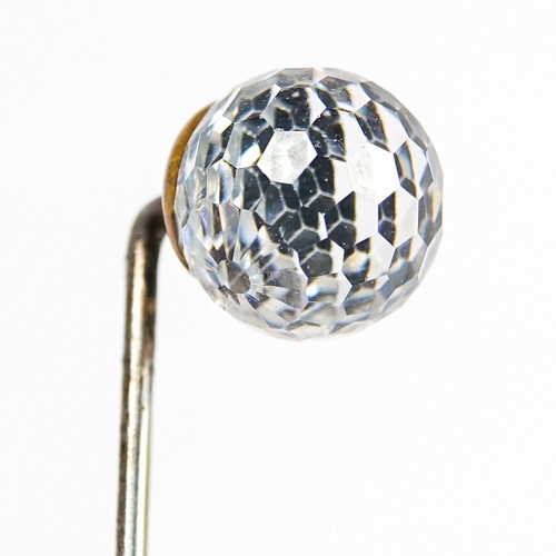 Vtg art deco crystal - deco, ball