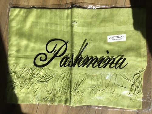 Pashmina 100 lime - 100%,