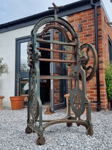 Antique cast iron mangle - antique,