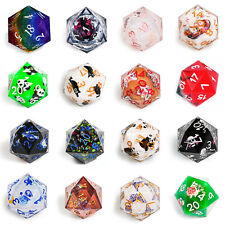 DND Dice D20 Resin Metal