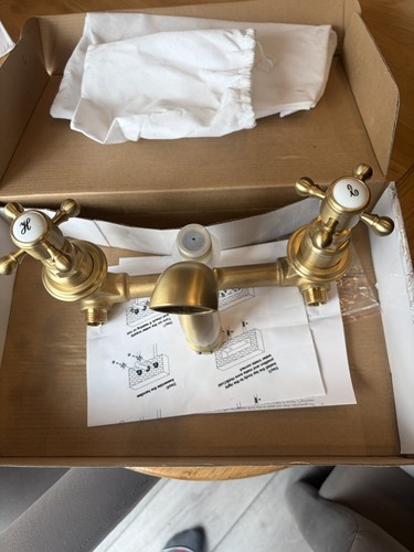 Wall mounted solid brass - wall, bath