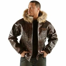 Men's Brown Leather Jacet