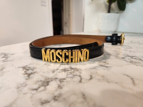 Belt moschino leather - moschino, women