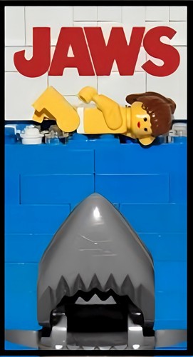 Jaws lego shark teeth lady - jaws,