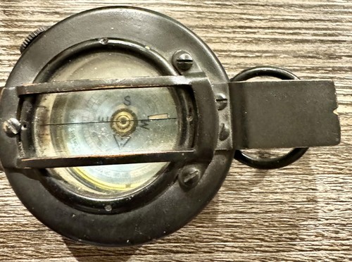 Vintage prismatic compass - vintage,