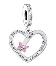MUM & BUTTERFLY CHARM I LOVE