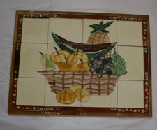 Antique Tiles Ceramic Tile  Freeze Fruit Design (FREE UK POSTAGE)