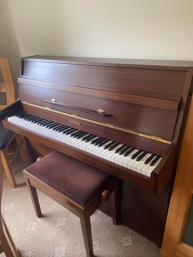 Kemble upright wooden piano