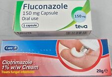 1 x Clotrimazole 20 g & 1 x Fluconazole 150 mg -Thrush Treatment Multipack -