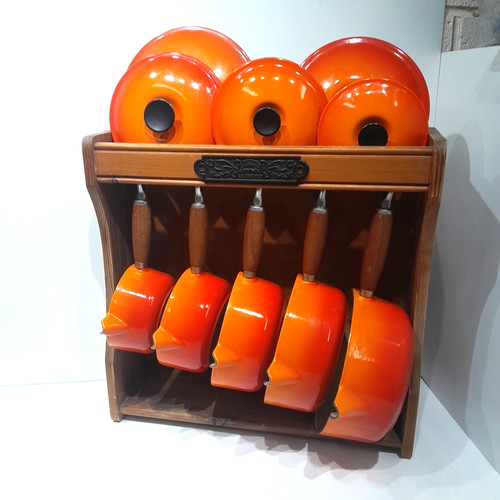 Creuset cast iron saucepan - le,