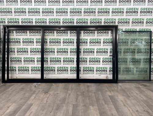 Black bifolds doors - black, bifolding