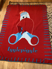 In The Night Garden Red Iggle Piggle Children’s Fleece Comfort Blanket CBeebies