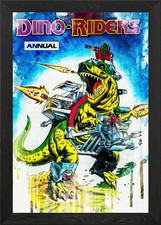 Dino Riders Framed Wall Art