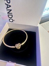 Pandora Gold Plated Bangle 17cm  Bracelet