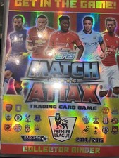 Premier League 2014/15 Match Attax Full Binder over 500 Cards! Basic + Special.