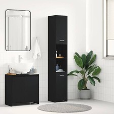 Bathroom Tall Cabinet Floor