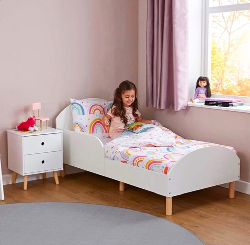 White wooden children - wooden, children’s