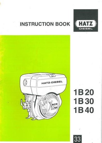 Hatz diesel engine 1b20 - hatz,