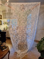 Ikea,  Lace., Extra Long,  Panel Curtains, Vintage Style,  Cream