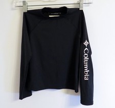Columbia Omni-Shade Crew Neck Long Sleeve Black Shirt Boys Sun Protect XXS (4/5)