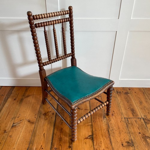 Antique bobbin dining chair - dining,