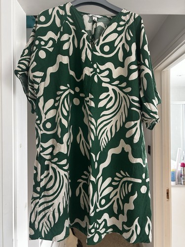 Green and white - and,