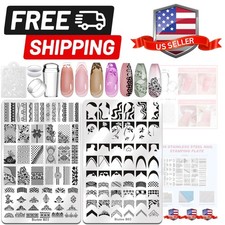 Nail Stamping Plates Set 2 PCS